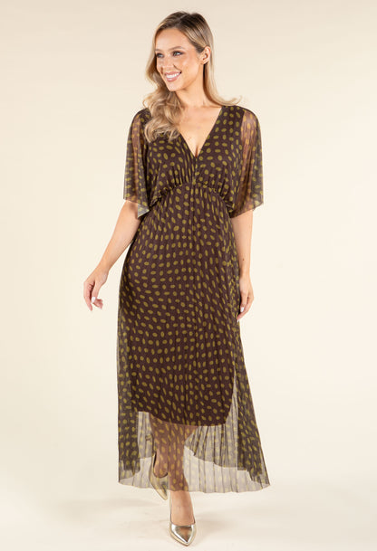 Polka Dot Mesh Dress