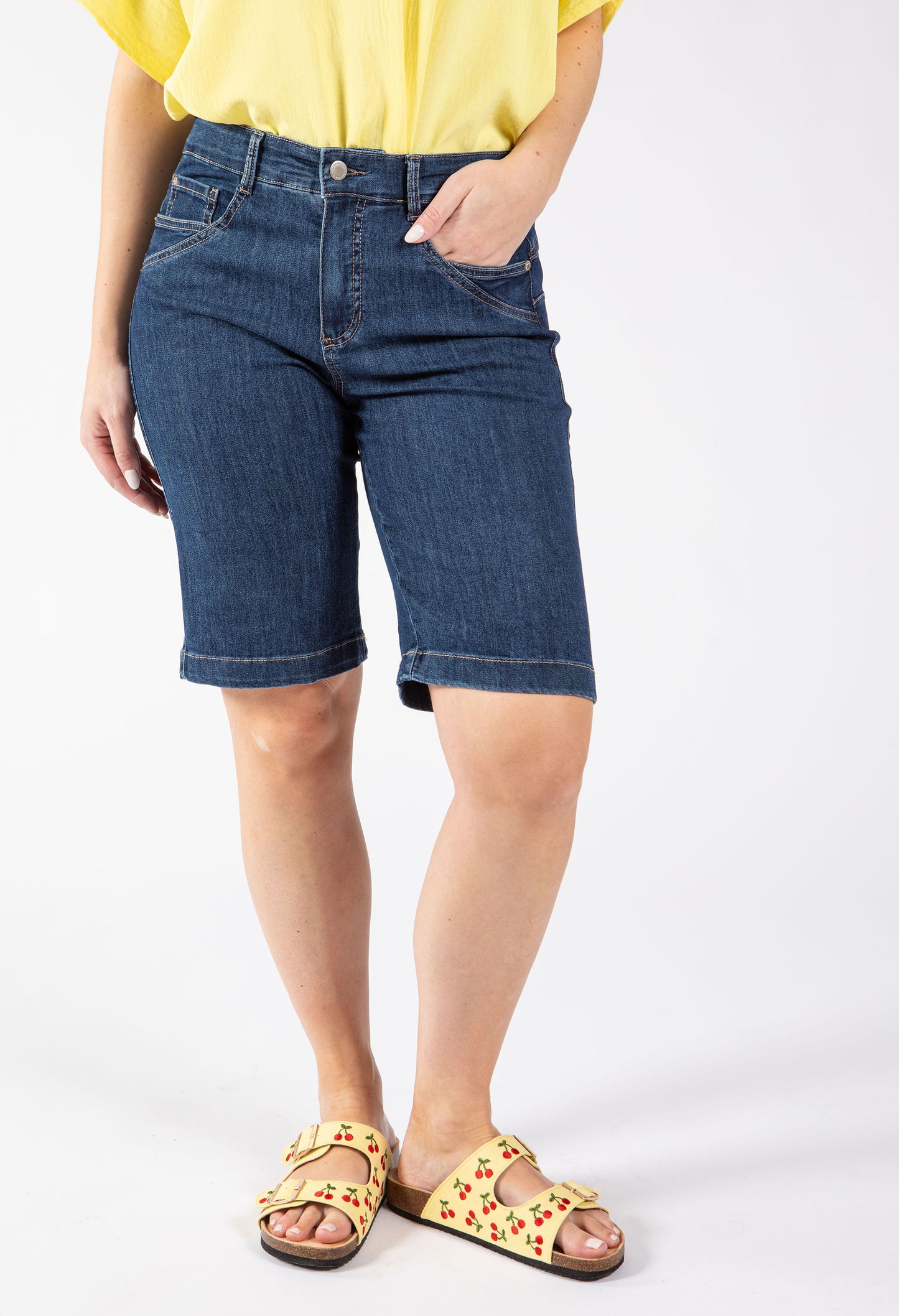 Summer Feeling Denim Bermuda