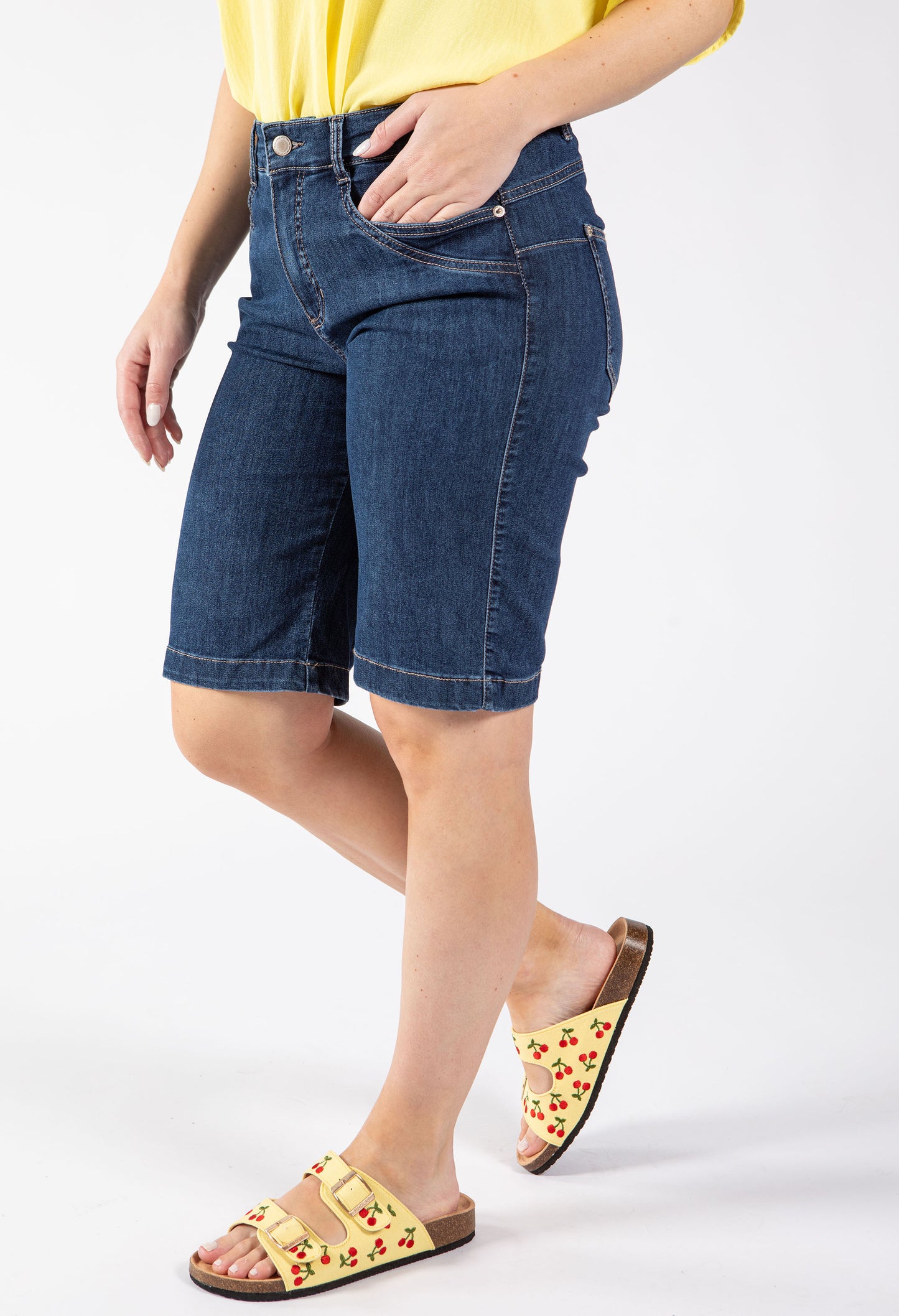 Summer Feeling Denim Bermuda