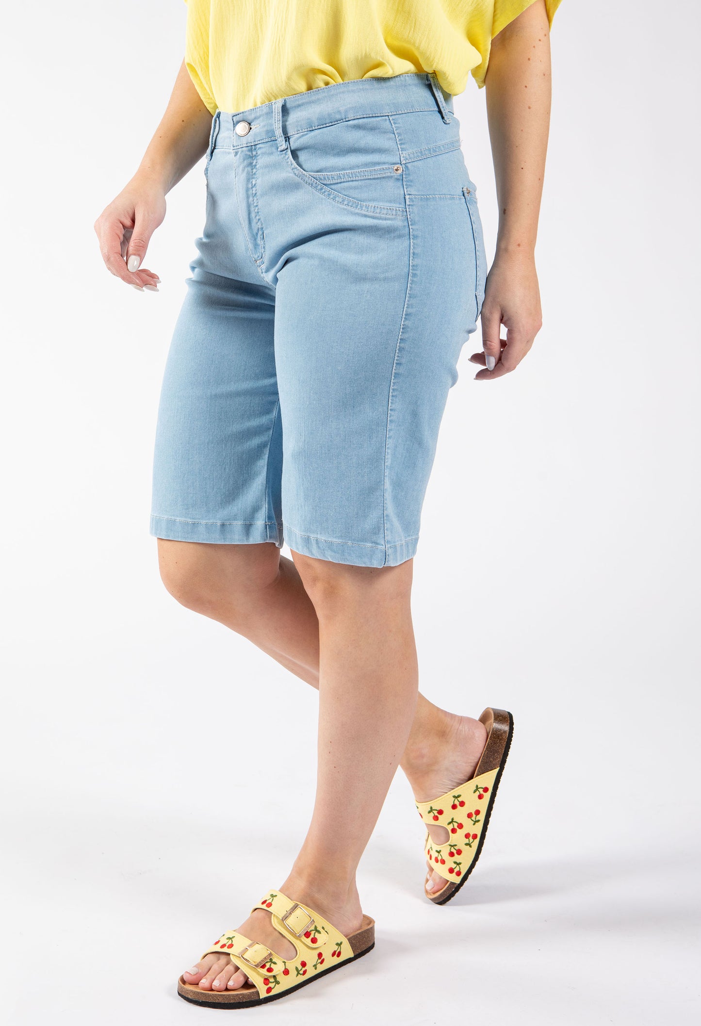 Summer Feeling Denim Bermuda