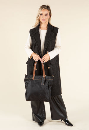 Front Zip Tote Bag