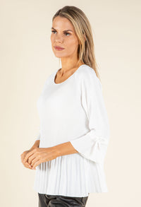 Plisse Pleated Blouse