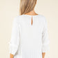 Plisse Pleated Blouse