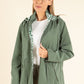 Reversible Floral Rain Coat