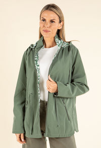 Reversible Floral Rain Coat