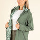 Reversible Floral Rain Coat
