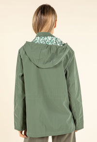 Reversible Floral Rain Coat