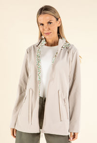 Reversible Floral Rain Coat