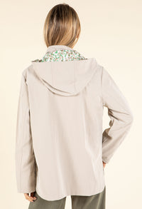 Reversible Floral Rain Coat