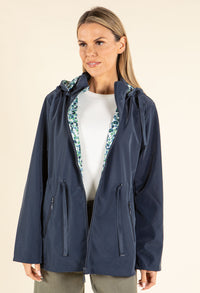 Reversible Floral Rain Coat