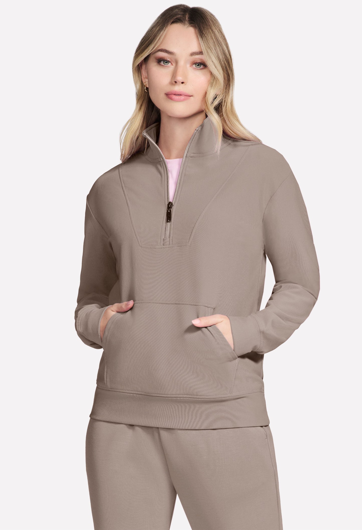 GO LUXE Rib 1/4 Zip Jumper