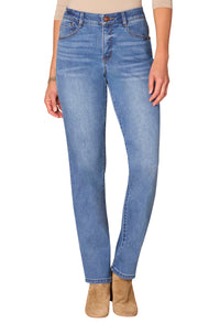 "Ab"solution High Rise Straight Leg Jeans