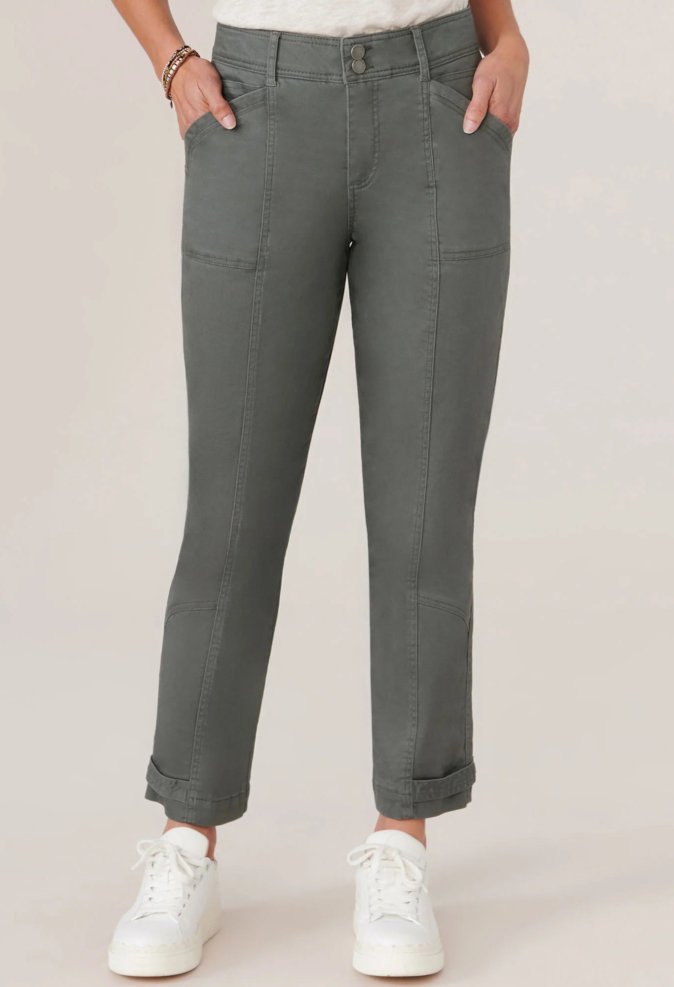 "Ab"solution High Rise Tapered Utility Pant