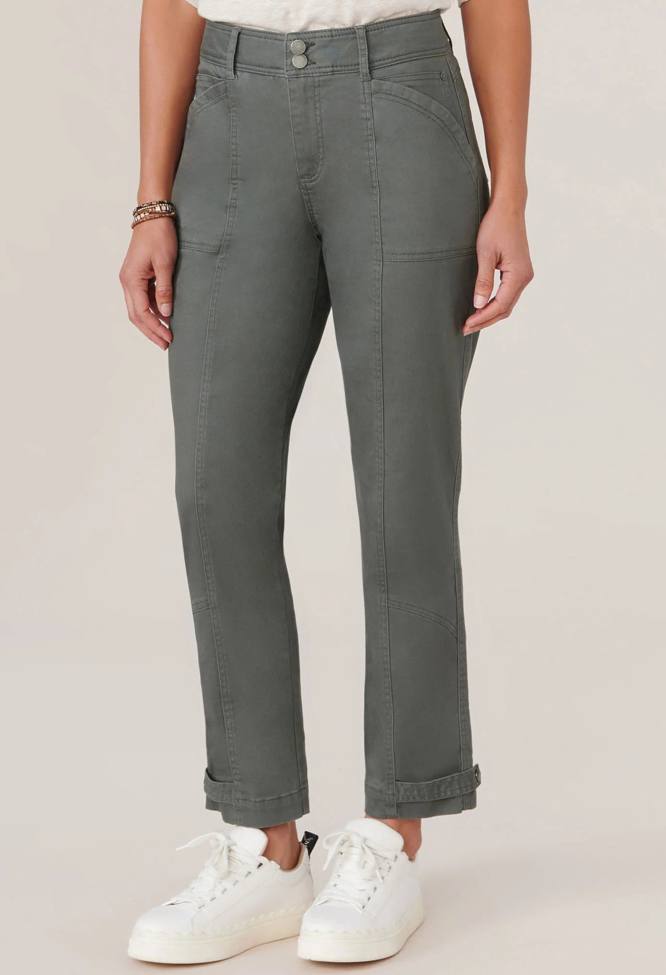 "Ab"solution High Rise Tapered Utility Pant