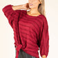 Tie Front Ruffled Blouse