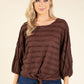 Tie Front Ruffled Blouse