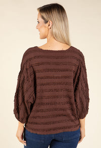 Tie Front Ruffled Blouse