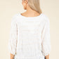 Tie Front Ruffled Blouse