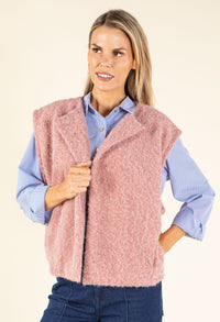 Fluffy Knit Vest
