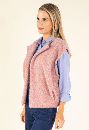 Fluffy Knit Vest