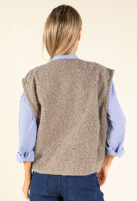 Fluffy Knit Vest