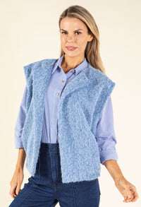 Fluffy Knit Vest
