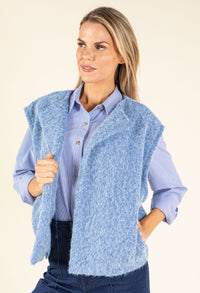 Fluffy Knit Vest