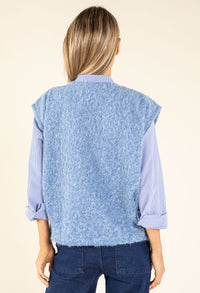 Fluffy Knit Vest