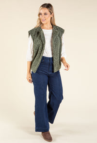 Fluffy Knit Vest