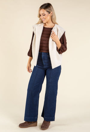 Fluffy Knit Vest
