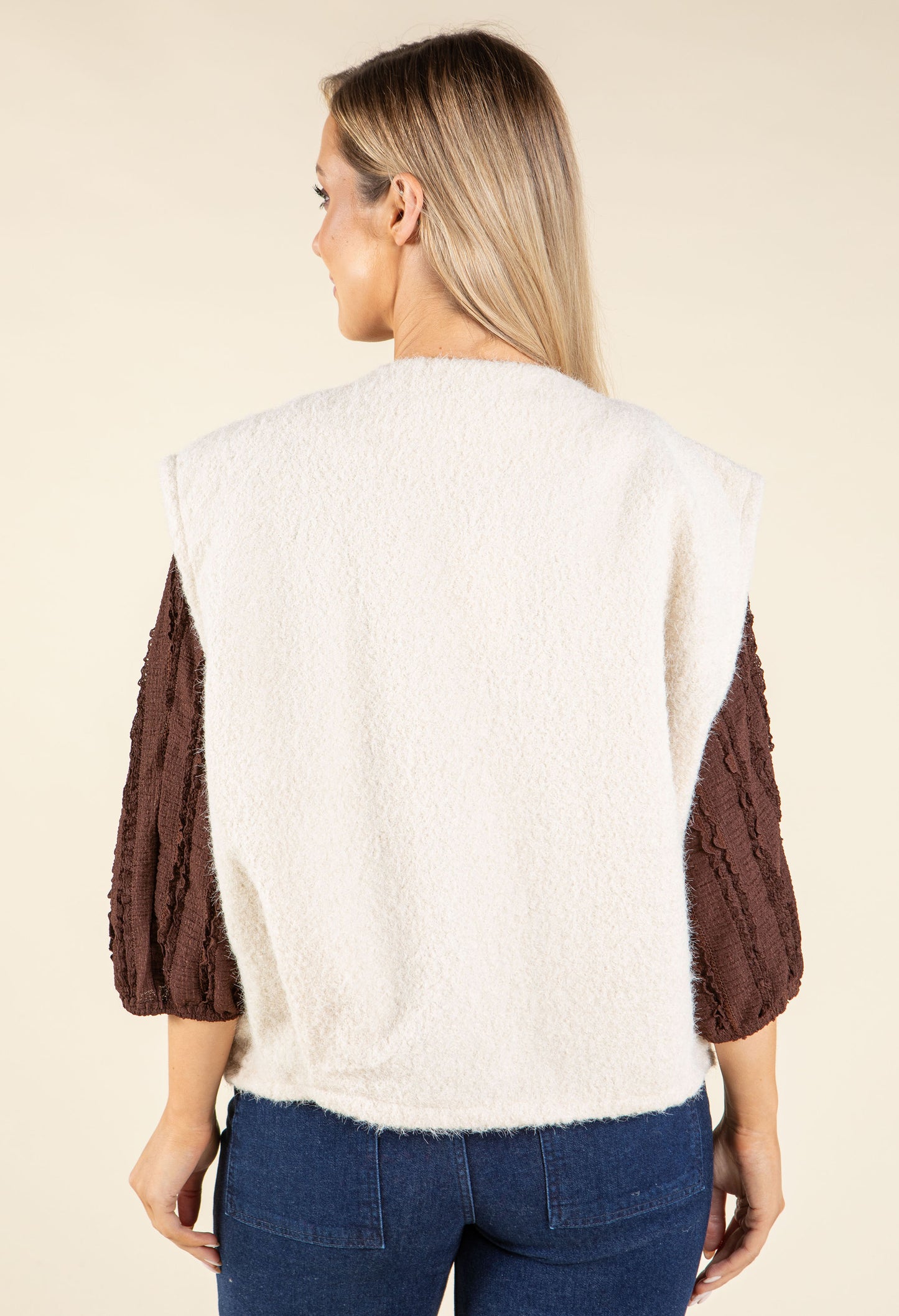 Fluffy Knit Vest
