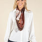Satin Scarf Detail Blouse