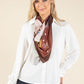 Satin Scarf Detail Blouse