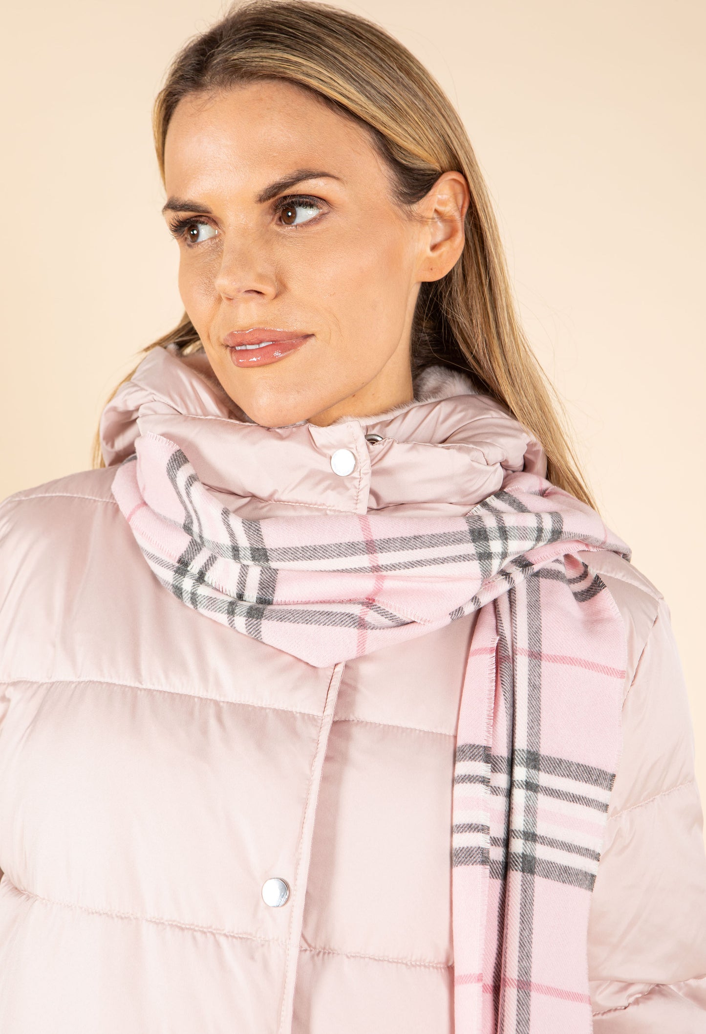 Soft Check Scarf