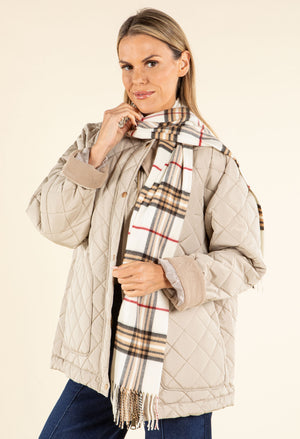 Soft Check Scarf