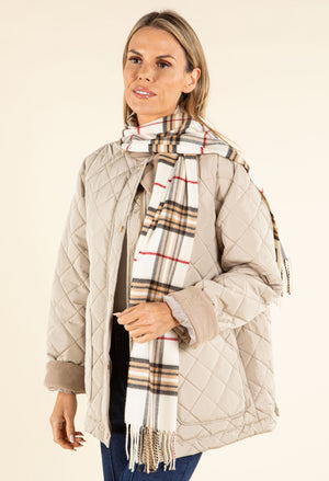 Soft Check Scarf