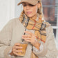 Soft Check Scarf