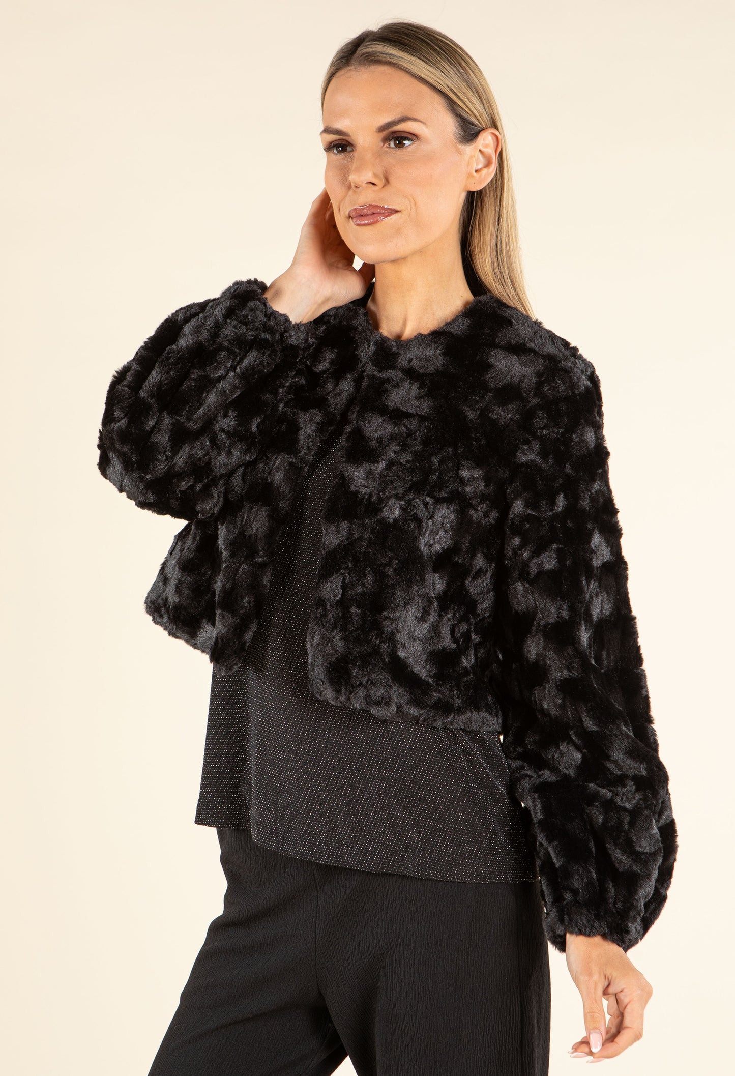 Faux Fur Short Jacket