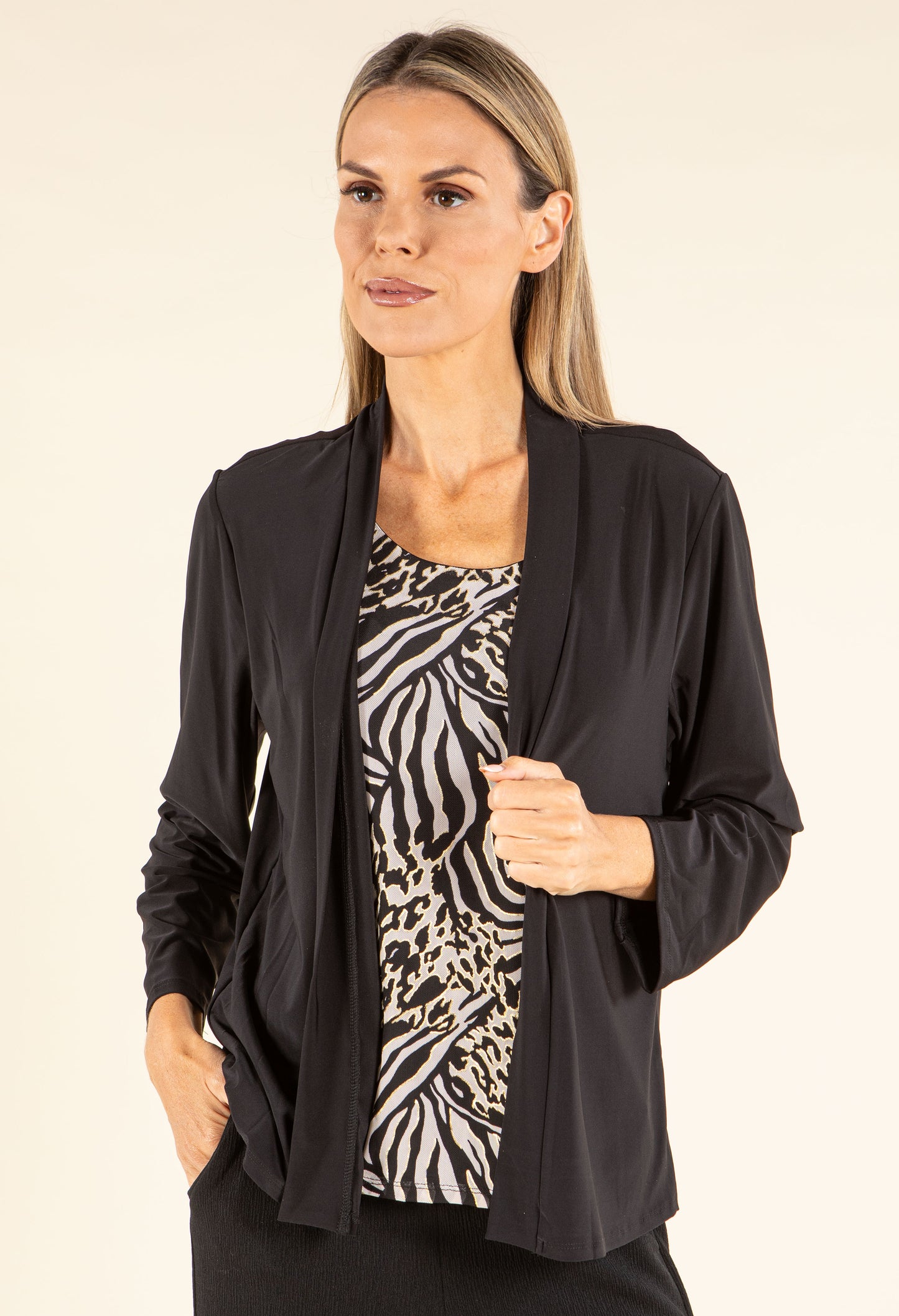 2 in 1 Animal Print Blouse
