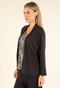 2 in 1 Animal Print Blouse
