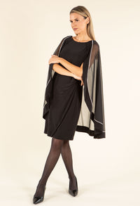 2 in 1 Diamante Trim Dress