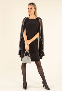 2 in 1 Diamante Trim Dress