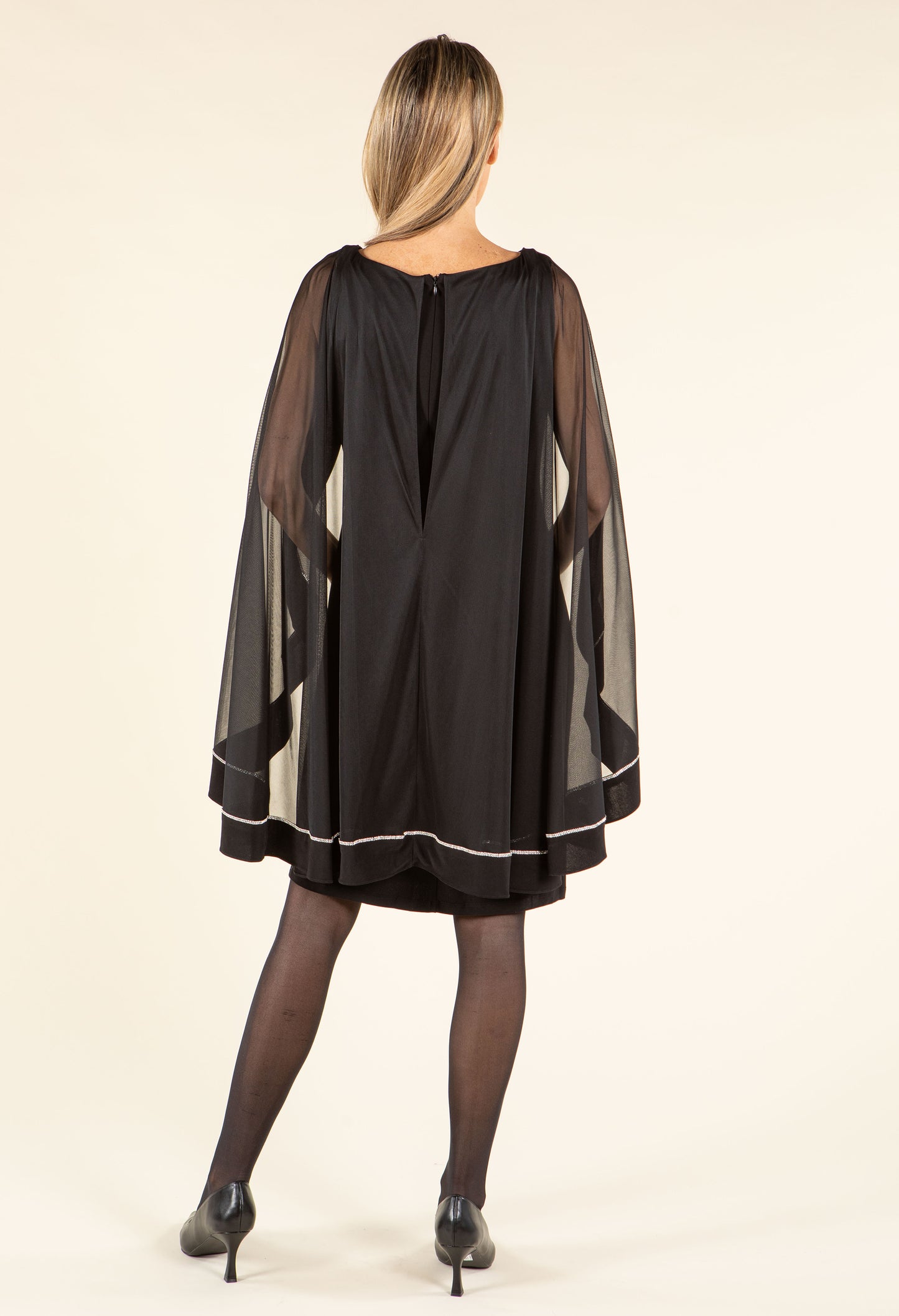 2 in 1 Diamante Trim Dress