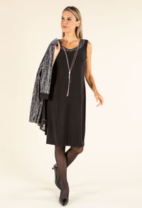 Metallic Knit Jacket & Dress Set