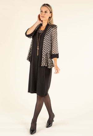 Chevron Jacket & Dress Set