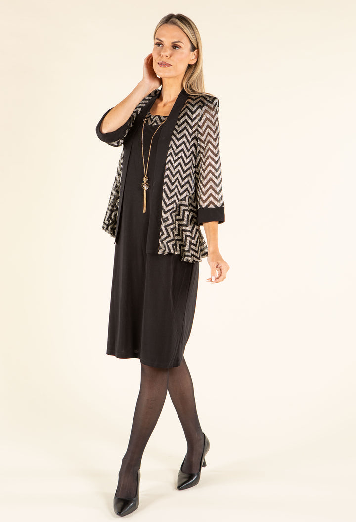 Chevron Jacket & Dress Set