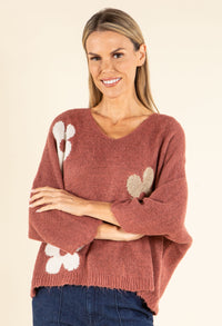 Floral Knit Jumper