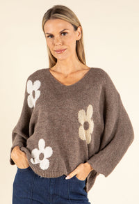 Floral Knit Jumper