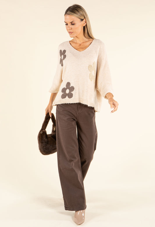 Floral Knit Jumper