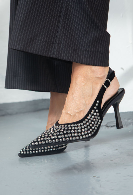 Studded Sling Back